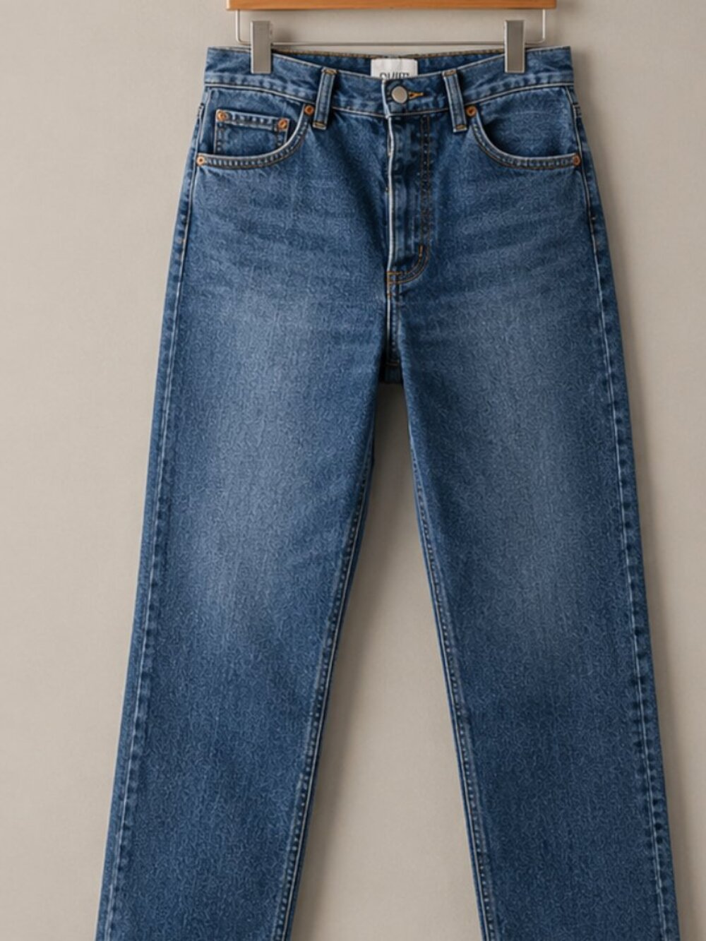 NWT DU/ER Performance Denim High Rise Straight Jeans 29x29 NWT Vintage Wash
